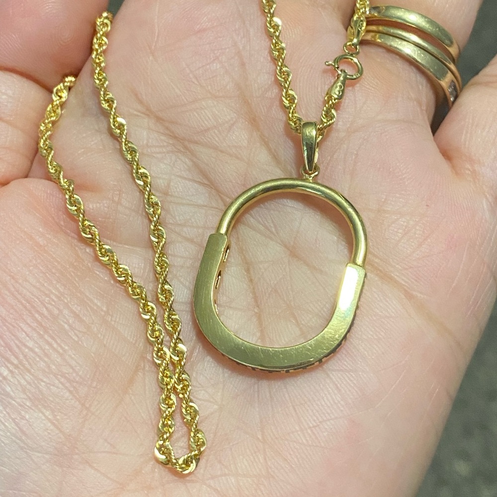 Real 8k Saudi Gold Necklace - image 1